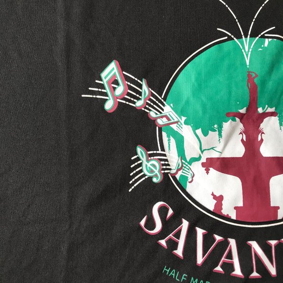 Savannah GA Half Marathon T Shirt Forsyth Fountain - Picture 6 of 13